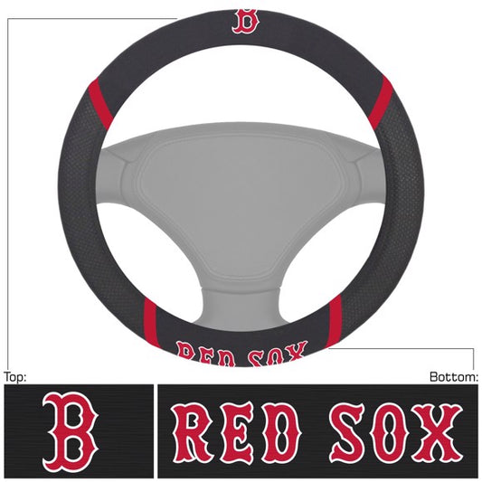 Boston Red Sox Embroidered Steering Wheel Cover by Fanmats