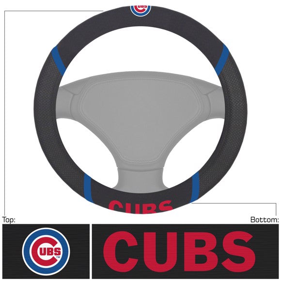 Chicago Cubs Embroidered Steering Wheel Cover by Fanmats