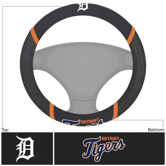 Detroit Tigers Embroidered Steering Wheel Cover by Fanmats