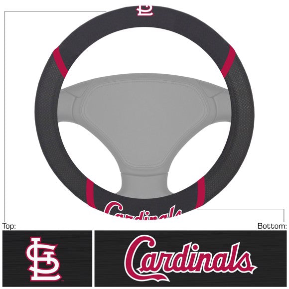 St. Louis Cardinals Embroidered Steering Wheel Cover by Fanmats