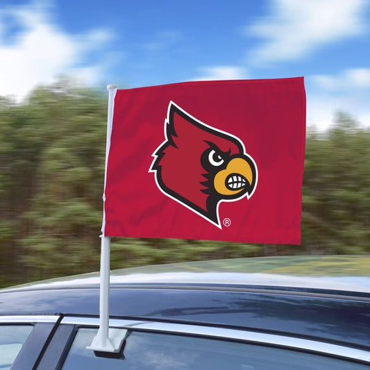 Louisville Cardinals Logo Car Flag by Fanmats