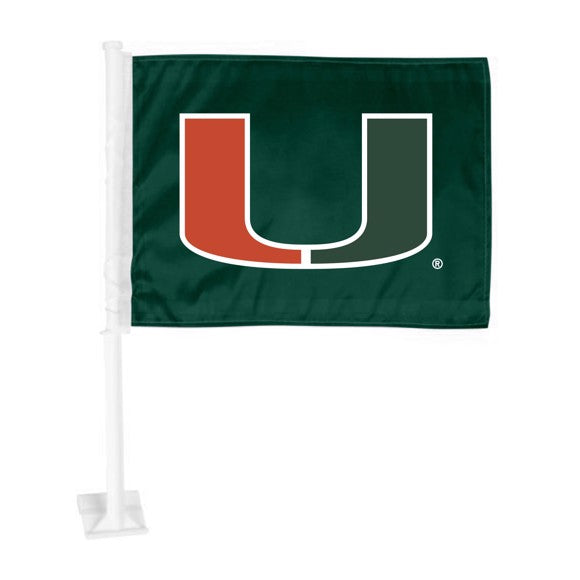 Miami Hurricanes Logo Car Flag by Fanmats