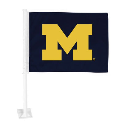 Michigan Wolverines Logo Car Flag by Fanmats