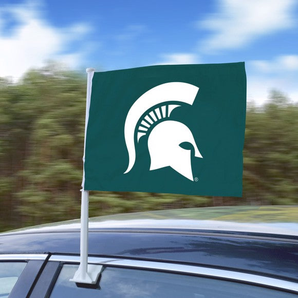 Michigan State Spartans Logo Car Flag by Fanmats