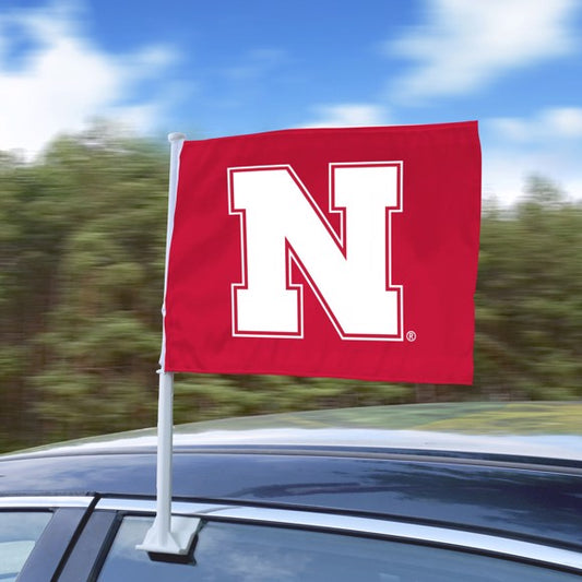 Nebraska Cornhuskers Logo Car Flag by Fanmats