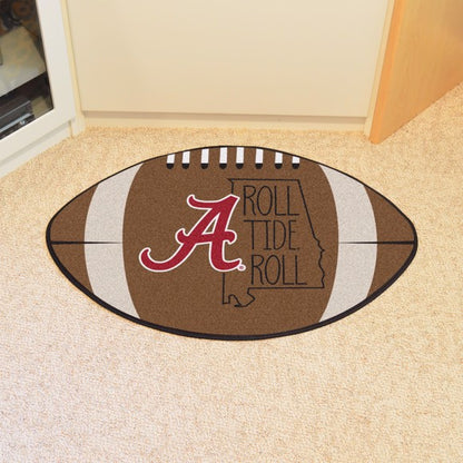 Alabama Crimson Tide Southern Style Football Rug / Mat by Fanmats