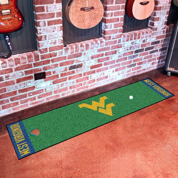 West Virginia Mountaineers Green Putting Mat by Fanmats