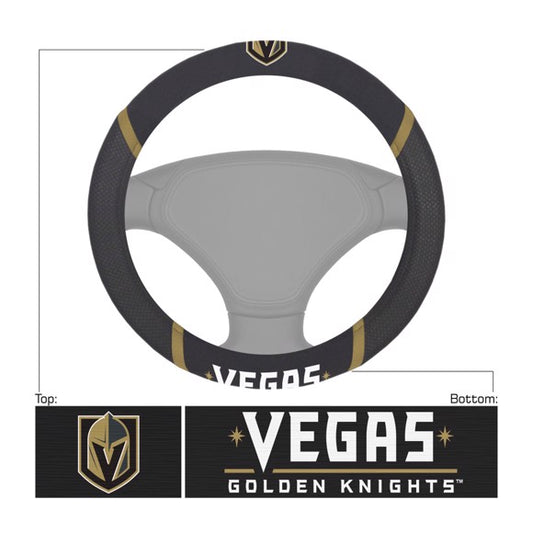 Vegas Golden Knights Embroidered Steering Wheel Cover by Fanmats