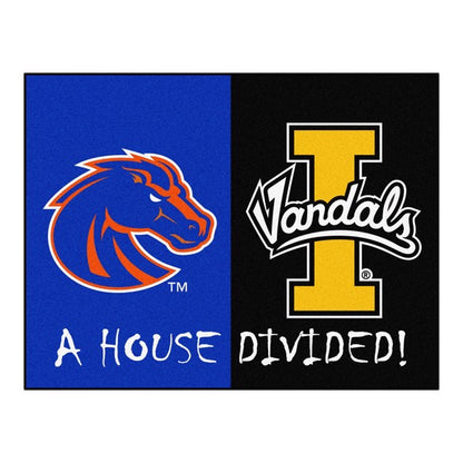 House Divided - Boise State Broncos / Idaho Vandals Mat / Rug by Fanmats