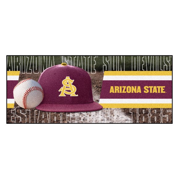 Arizona State Sun Devils Baseball Runner Mat / Rug by Fanmats