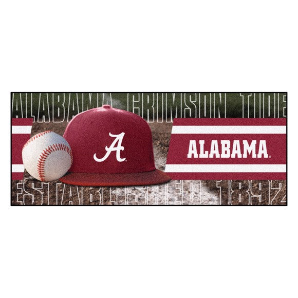 Alabama Crimson Tide Baseball Runner Mat / Rug by Fan Mats