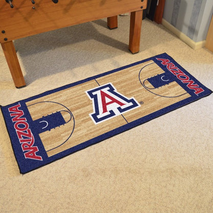 Arizona Wildcats Basketball Runner Mat / Rug by Fanmats