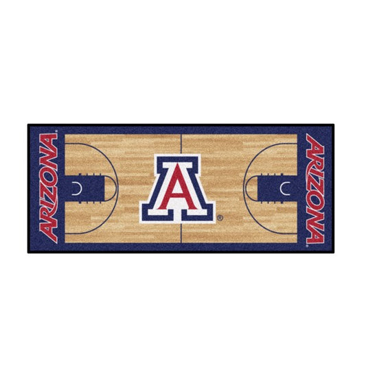 Arizona Wildcats Basketball Runner Mat / Rug by Fanmats