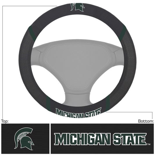 Michigan State Spartans Embroidered Steering Wheel Cover by Fanmats