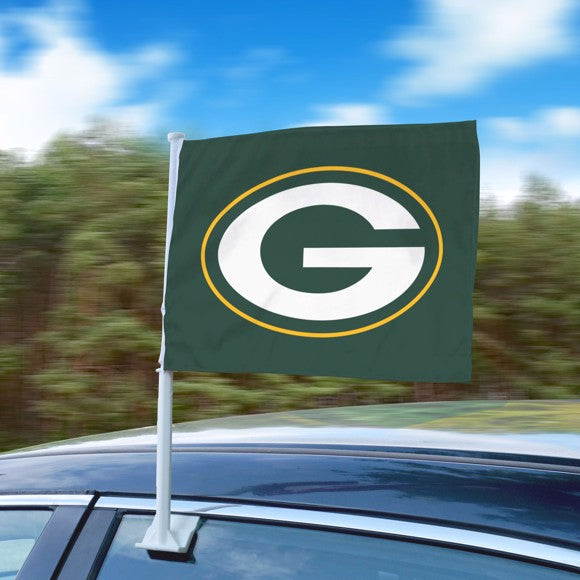 Green Bay Packers Logo Car Flag by Fanmats