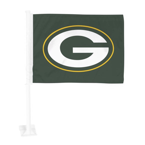 Green Bay Packers Logo Car Flag by Fanmats