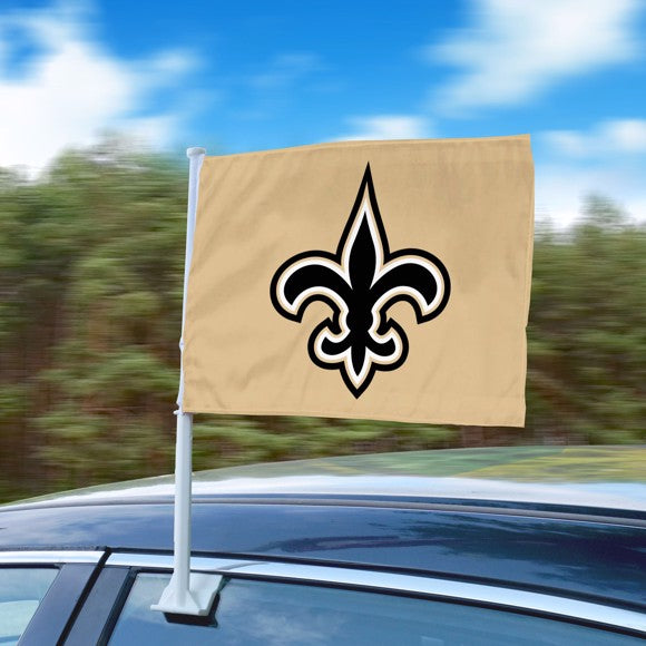 New Orleans Saints Logo Car Flag by Fanmats