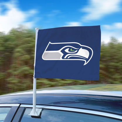 Seattle Seahawks Logo Car Flag by Fanmats