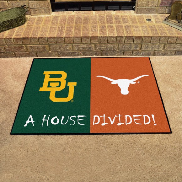 House Divided - Baylor Bears / Texas Longhorns Mat / Rug by FanMats