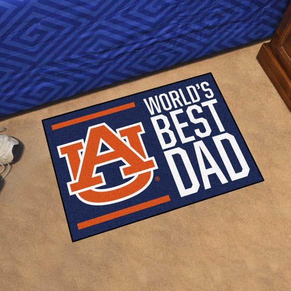 Auburn Tigers Worlds Best Dad Starter Rug / Mat by Fanmats