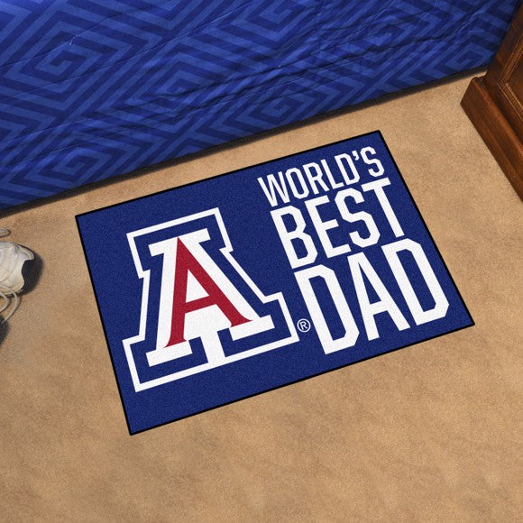 Arizona Wildcats Worlds Best Dad Starter Rug / Mat by Fanmats