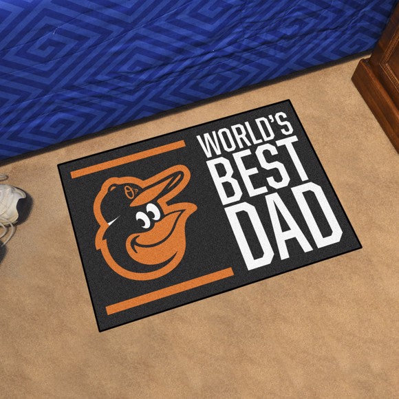 Baltimore Orioles Worlds Best Dad Starter Mat by Fanmats