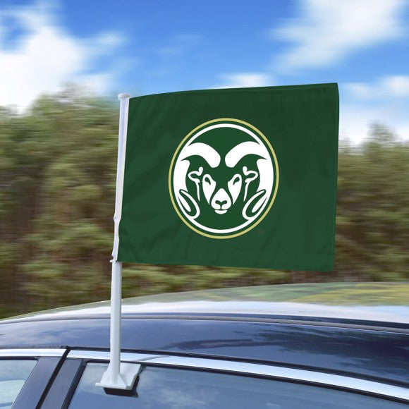Colorado State Rams NCAA Car Flag - Officially Licensed, 11" x 15", Durable Nylon, Team Colors, Easy Installation