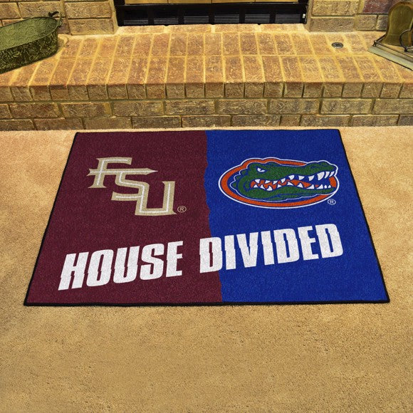House Divided - Florida State Seminoles / Florida Gators Mat / Rug by Fanmats
