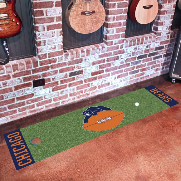 Chicago Bears Green Putting Mat - Vintage by Fanmats