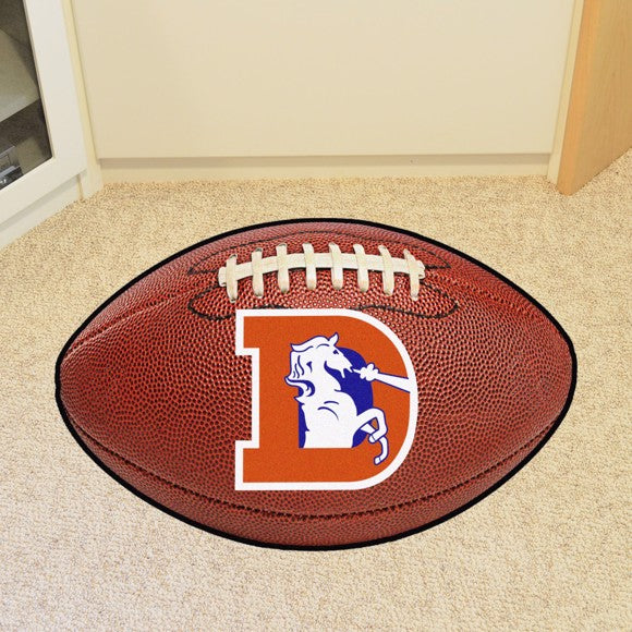 Denver Broncos Vintage {Orange Crush "D" Logo} Football Rug / Mat by Fanmats