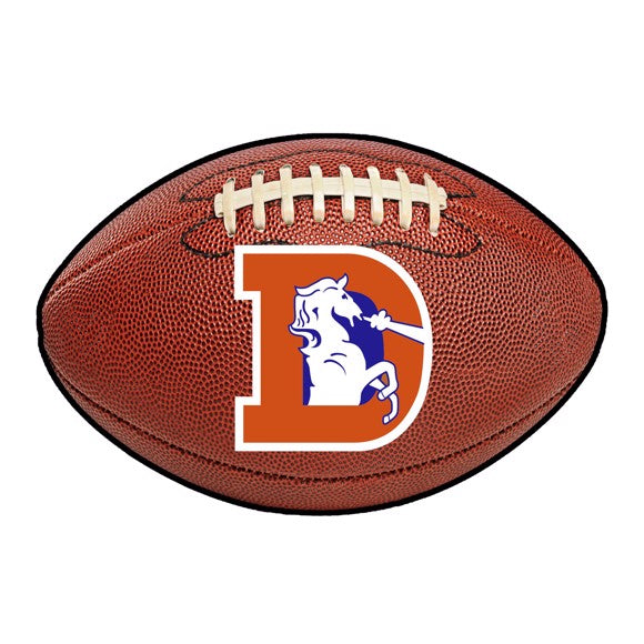 Denver Broncos Vintage {Orange Crush "D" Logo} Football Rug / Mat by Fanmats