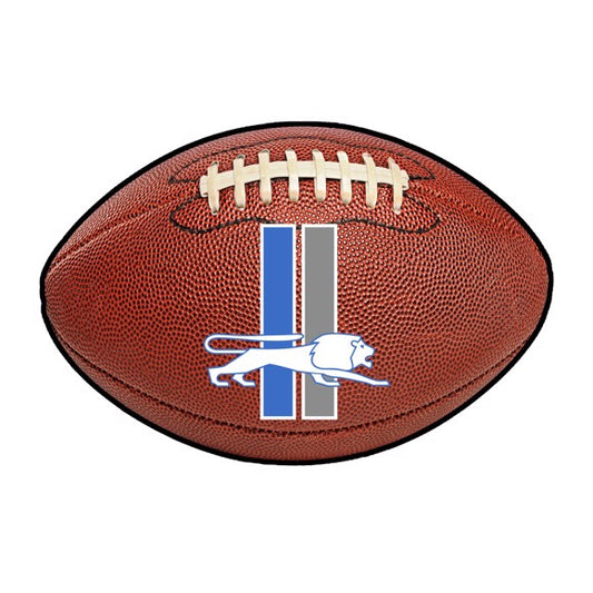 Detroit Lions {Lion on Stripes Logo} Football Rug / Mat by Fanmats