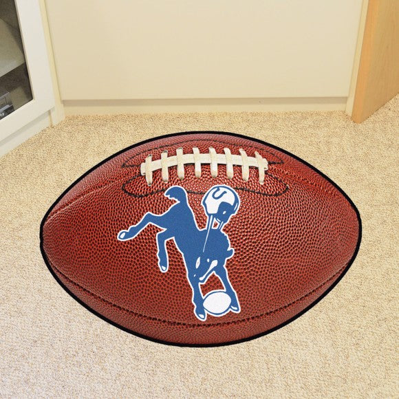 Indianapolis Colts Vintage Design Football Rug / Mat by Fanmats