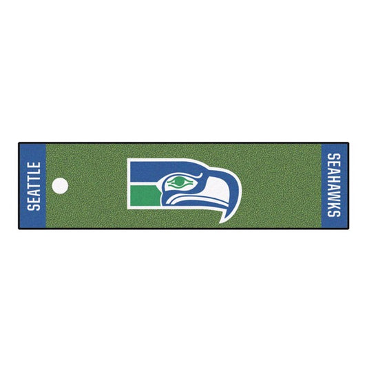 Seattle Seahawks Green Putting Mat - Vintage by Fanmats
