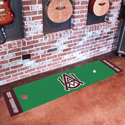 Alabama A&M Bulldogs Green Putting Green Mat by Fanmats