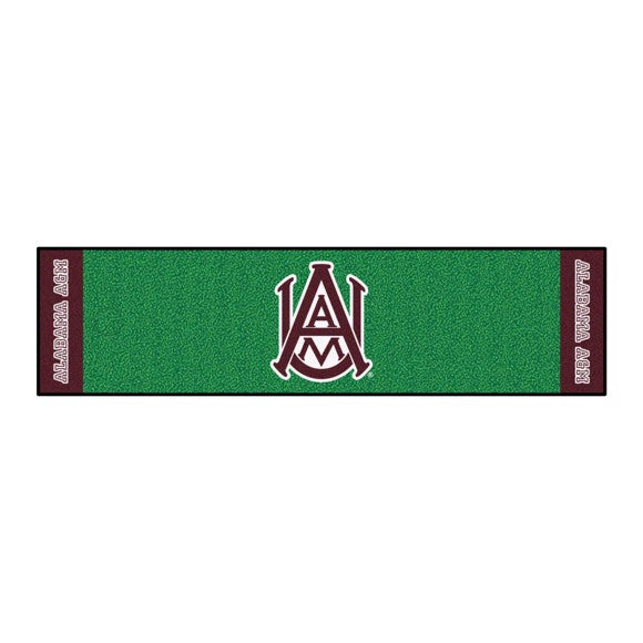 Alabama A&M Bulldogs Green Putting Green Mat by Fanmats