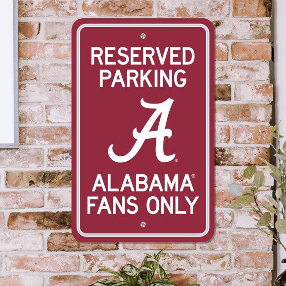 Alabama Crimson Tide 12" x 18" Reserved Parking Sign by Fanmats