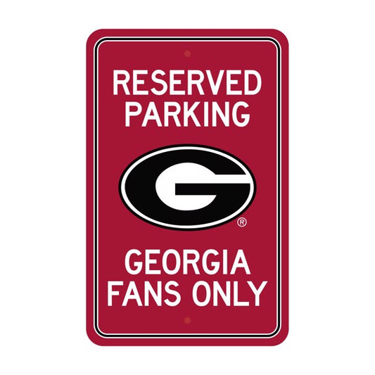 Georgia Bulldogs 12" x 18" Reserved Parking Sign by Fanmats