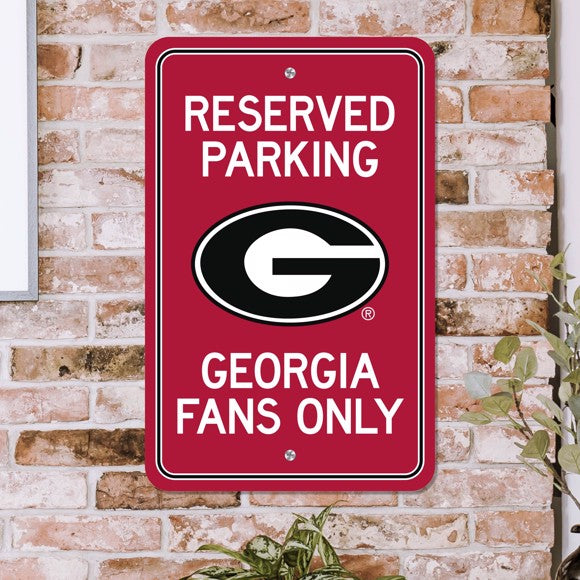 Georgia Bulldogs 12" x 18" Reserved Parking Sign by Fanmats