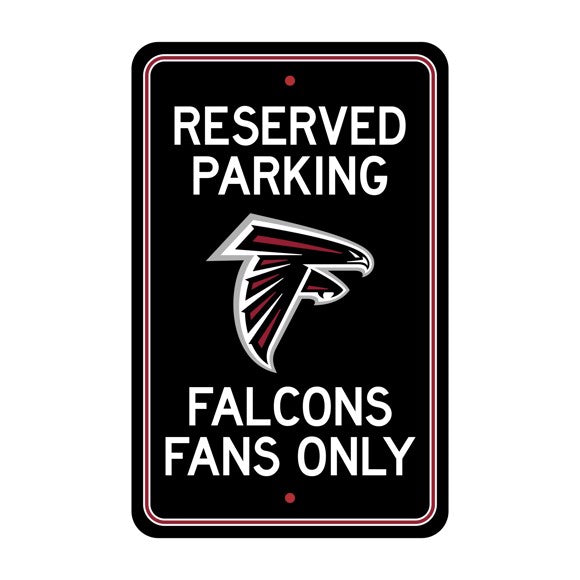 Atlanta Falcons 12" x 18" Reserved Parking Sign by Fanmats