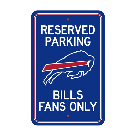 Buffalo Bills 12" x 18" Reserved Parking Sign by Fanmats