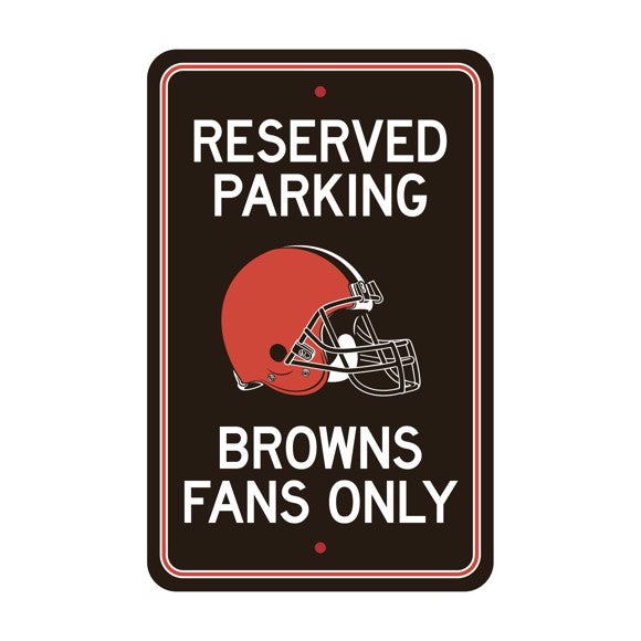 Cleveland Browns 12" x 18" Reserved Parking Sign by Fanmats
