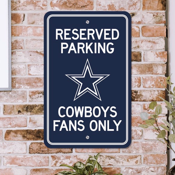 Dallas Cowboys 12" x 18" Reserved Parking Sign by Fanmats