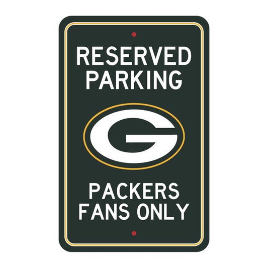 Green Bay Packers 12" x 18" Reserved Parking Sign by Fanmats
