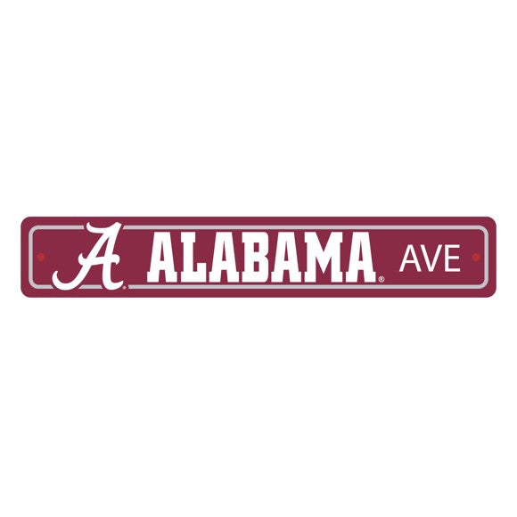 Alabama Crimson Tide 4" x 24" Street Sign by Fanmats