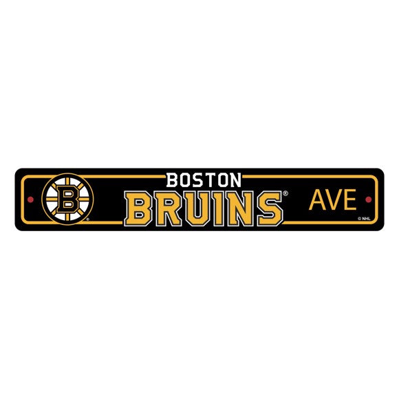 Boston Bruins 4" x 24" Street Sign by Fanmats