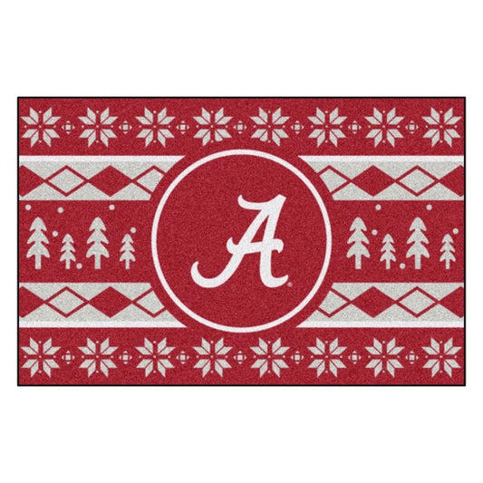 Alabama Crimson Tide Holiday Sweater Starter Mat / Rug by Fanmats