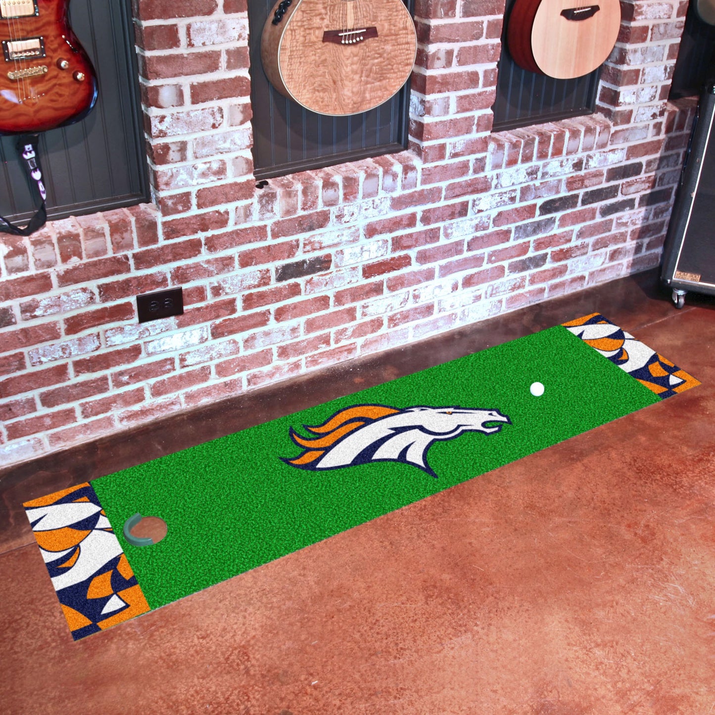 Denver Broncos NFL x FIT Green Putting Mat by Fanmats