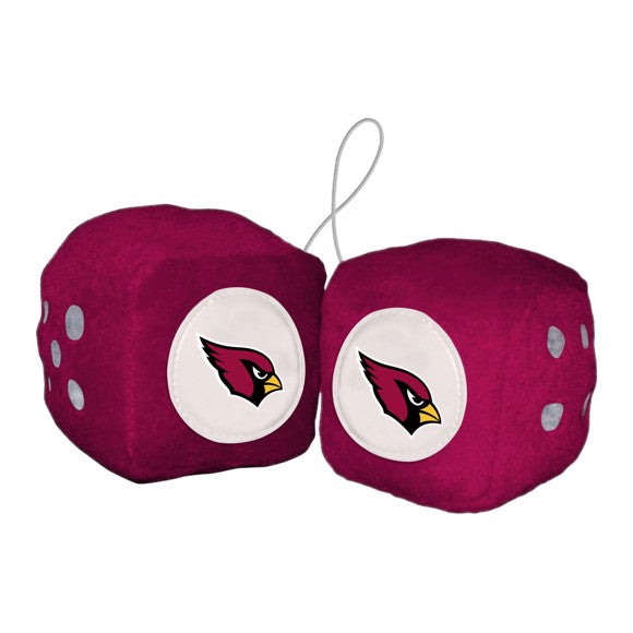 Arizona Cardinals Plush Fuzzy Dice by Fanmats