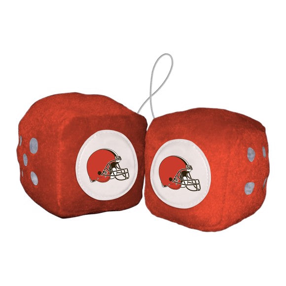 Cleveland Browns Plush Fuzzy Dice by Fanmats